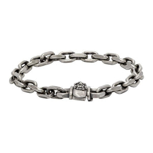 Emanuele Bicocchi Silver Thick Chain Link Bracelet