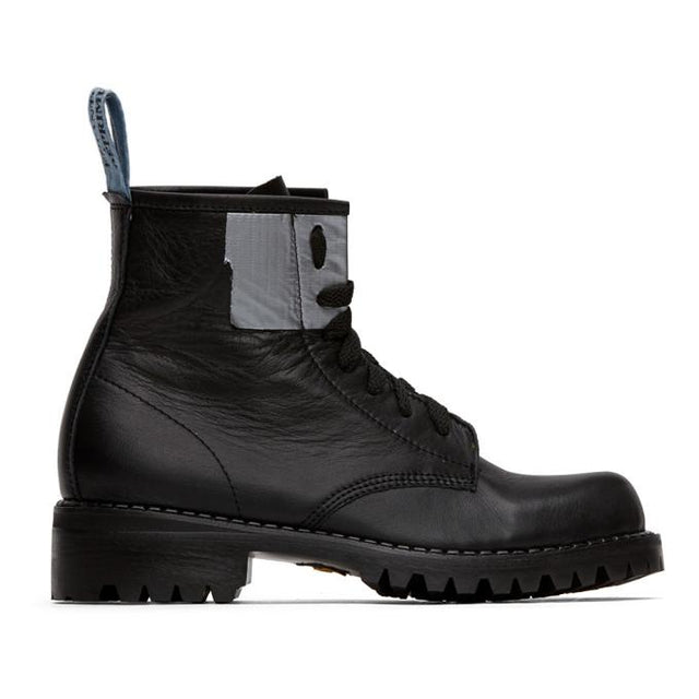Enfants Riches Deprimes Black Adhesive Boots