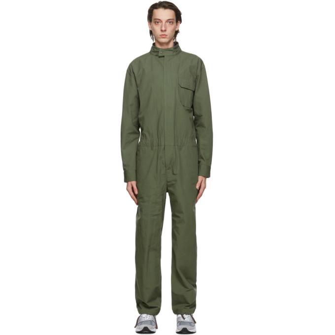 Engineered Garments Green Boiler Jumpsuit