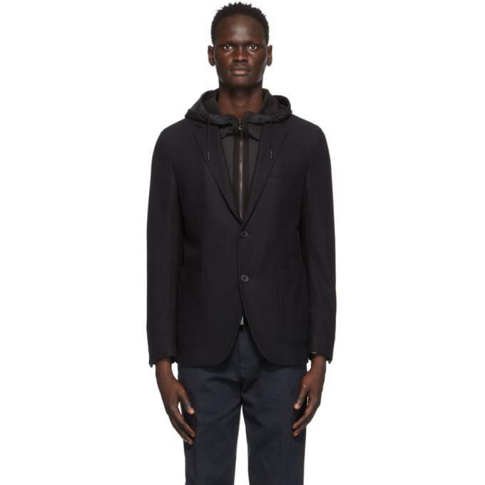 Ermenegildo Zegna Navy Wool Travel Jacket