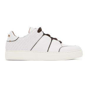 Ermenegildo Zegna White Tiziano Sneakers