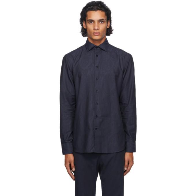 Etro Navy Paisley Shirt