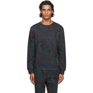 Etro Navy Paisley Sweatshirt