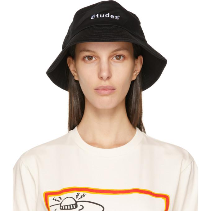 Etudes Black Training Bucket Hat