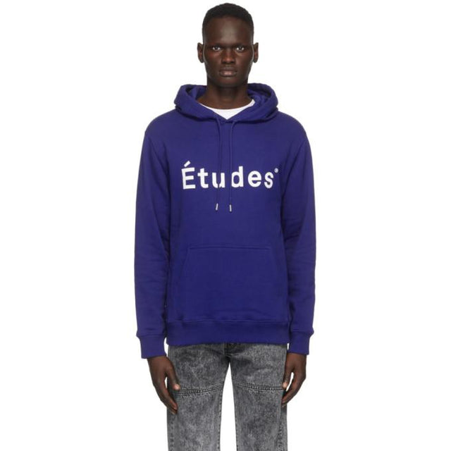 Etudes Blue Klein Logo Hoodie