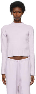 extreme cashmere Purple NÂ°152 Cherie Sweater - Swecheur de Cherple N ° 152 Cacherie extrême - 극단적 인 캐시미어 보라색 Nâ ° 152 Cherie 스웨터