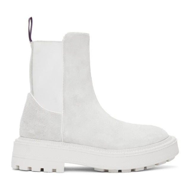 Eytys Off-White Suede Rocco Boots