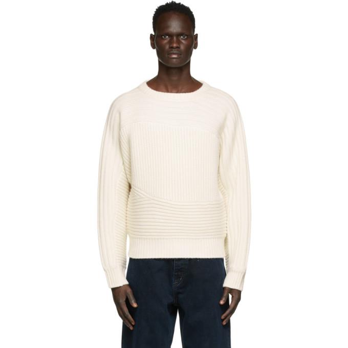 Eytys Off-White Wool Maze Sweater