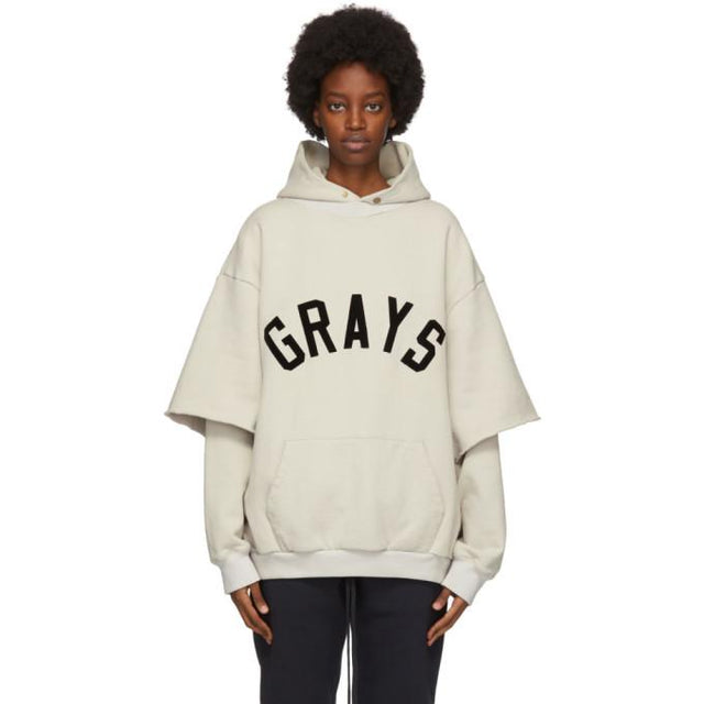 Fear of God Beige Fleece Graphic Sweatshirt T-Shirt