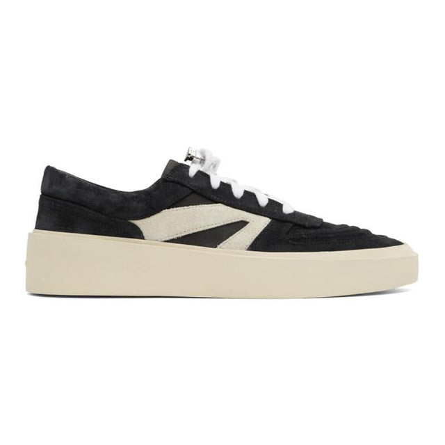 Fear of God Black and Grey Skate Low Suede Sneakers