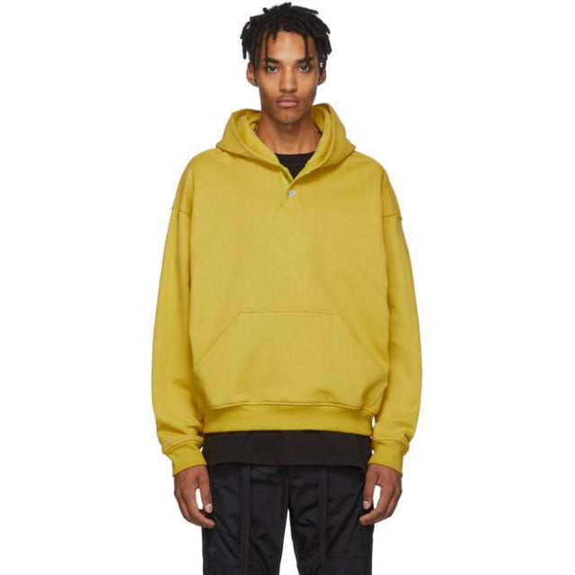 Fear of God Yellow Everyday Henley Hoodie