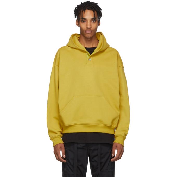 Fear of God Yellow Everyday Henley Hoodie