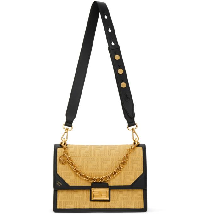 Fendi Beige Raffia Large Forever Fendi Kan U Bag