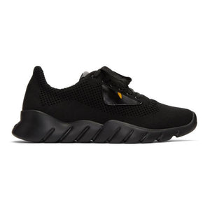 Fendi Black Bag Bugs Knit Sneakers