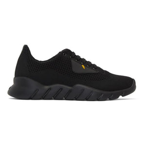 Fendi Black Bag Bugs Knit Sneakers