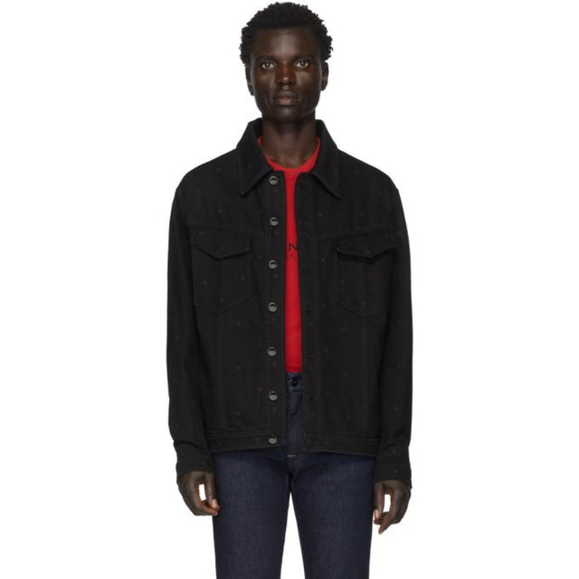 Fendi Black Denim FF Jacket