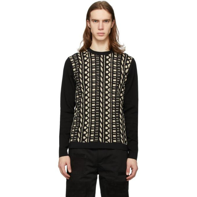 Fendi Black Fendi Laser Sweater