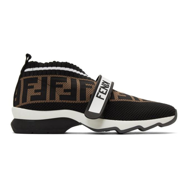 Fendi Black Forever Fendi Rockoko Sneakers