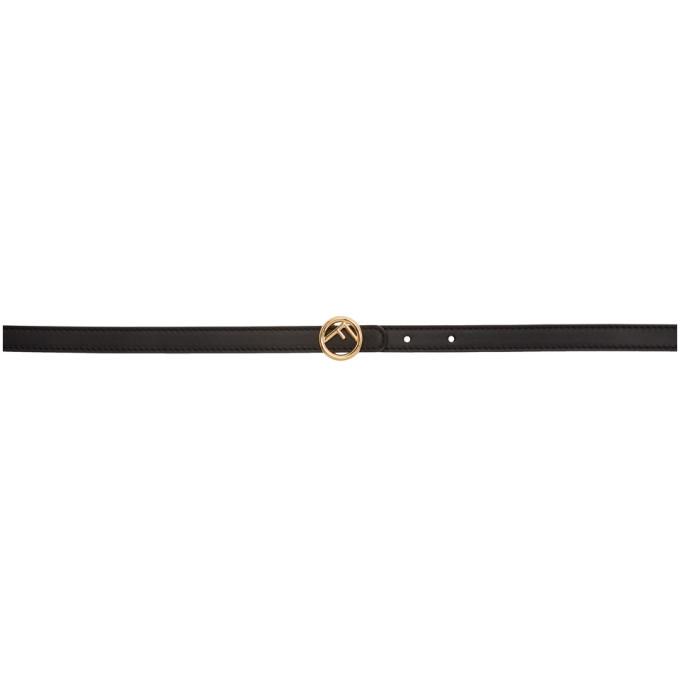 Fendi Black Mini F is Fendi Belt