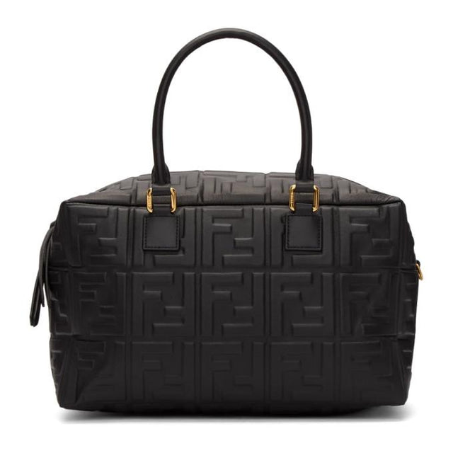 Fendi Black Small Forever Fendi Boston Bag