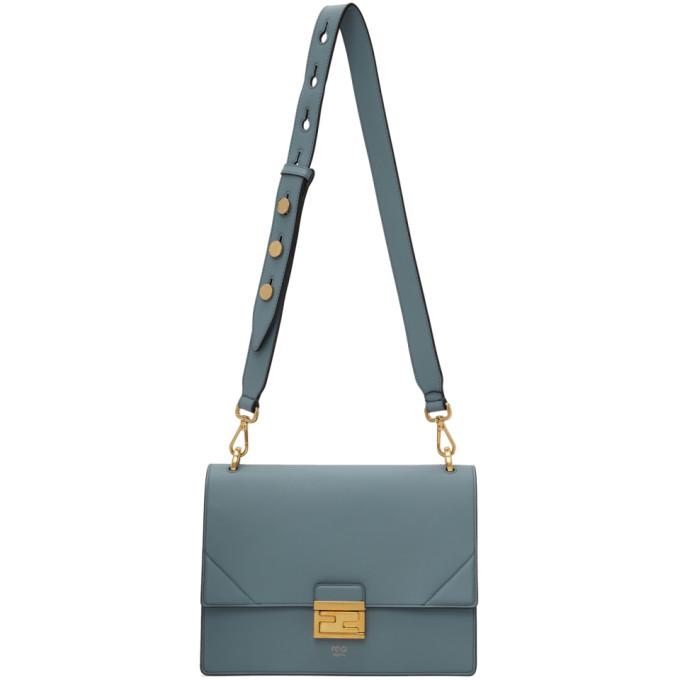 Fendi Blue Medium Kan U Bag