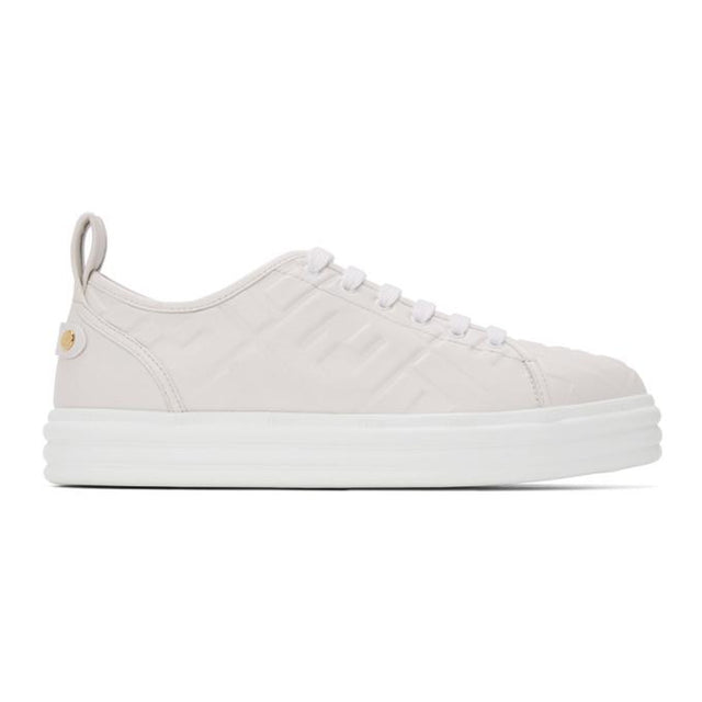 Fendi White Forever Fendi Rise Sneakers
