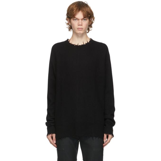 FREI-MUT Black Wool Liam Sweater