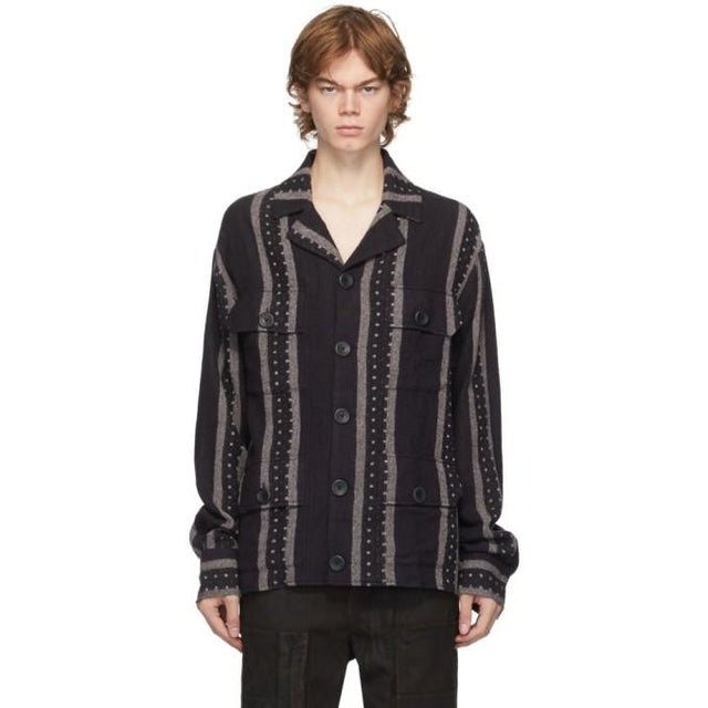 FREI-MUT Purple Recycled Wool Order Shirt