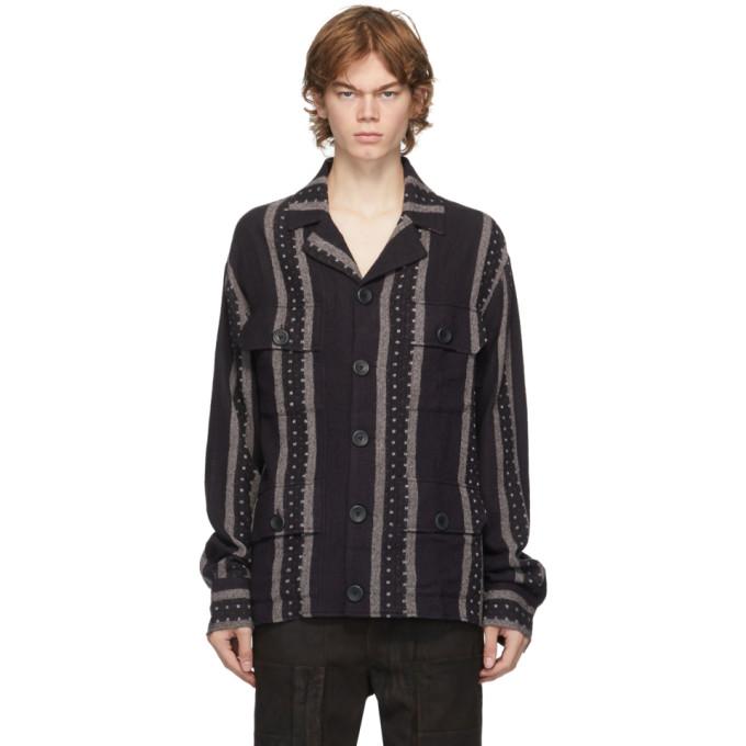 FREI-MUT Purple Recycled Wool Order Shirt