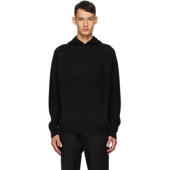 Frenckenberger Black Cashmere Hoodie