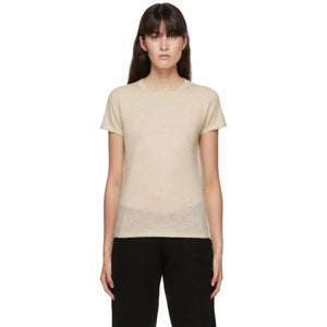 Frenckenberger Off-White Cashmere Perfect T-Shirt