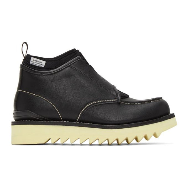 Fumito Ganryu Black Suicoke Edition Slip-On Boots
