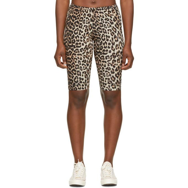 GANNI Black and Brown Underwear Shorts