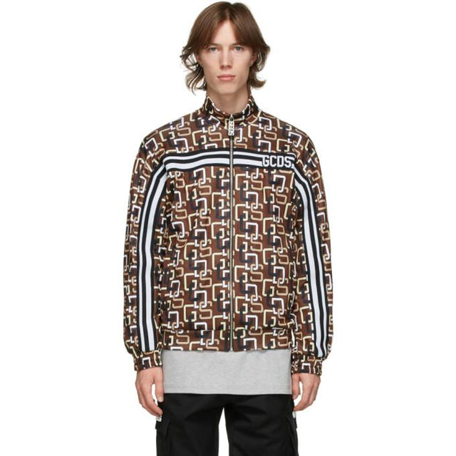GCDS Brown 60 Tracksuit Hoodie