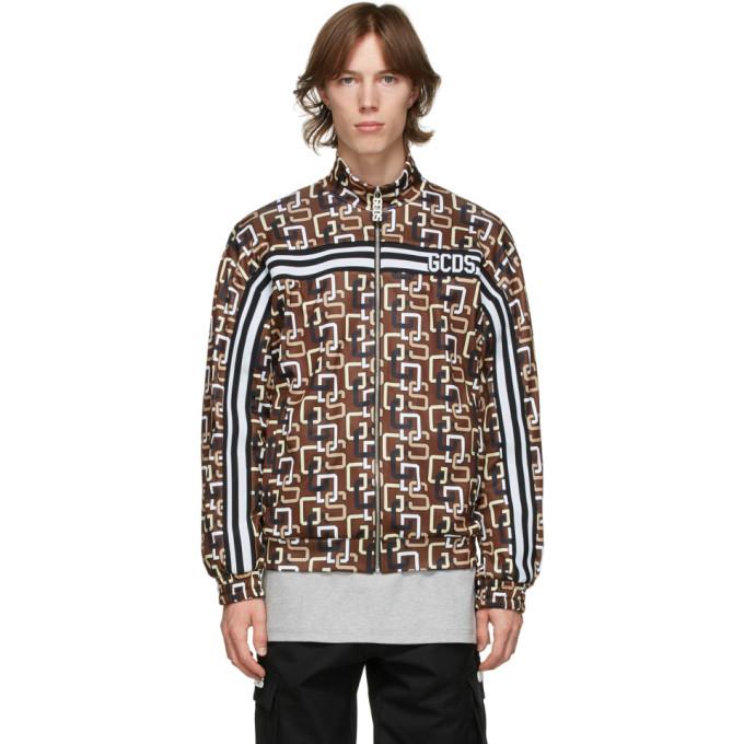 GCDS Brown 60 Tracksuit Hoodie
