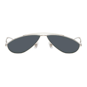 Gentle Monster Silver and Blue Kujo Sunglasses