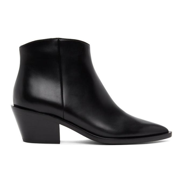 Gianvito Rossi Black Zippered Ankle Boots