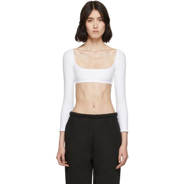 Gil Rodriguez White Cropped El Tigre Chiquito T-Shirt