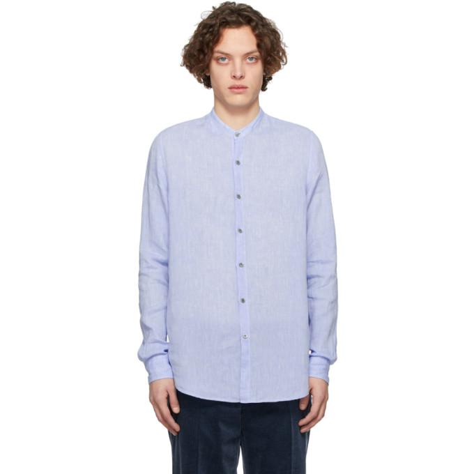 Giorgio Armani Blue Linen Shirt