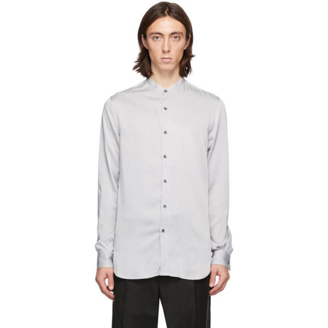 Giorgio Armani Grey Lyocell Shirt