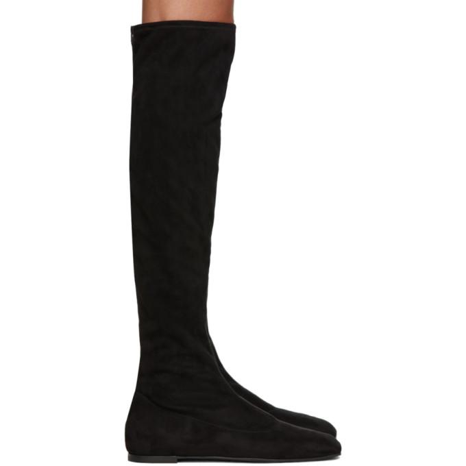 Giuseppe Zanotti Black Stretch Bonny Knee-High Boots