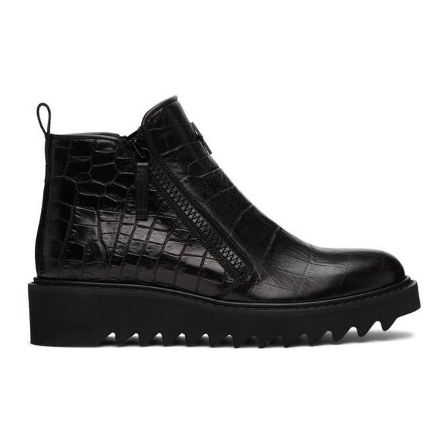 Giuseppe Zanotti Black Tegia Zip-Up Boots