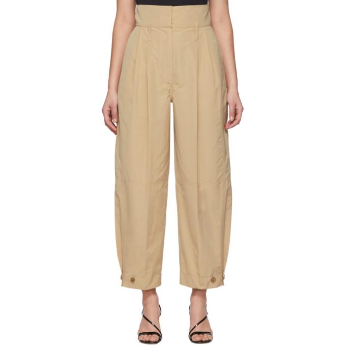 Givenchy Beige High-Waisted Trousers