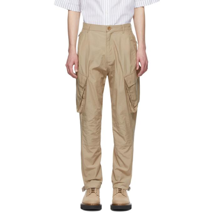 Givenchy Beige Tapered Cargo Pants