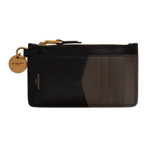 Givenchy Black and Taupe GV3 Coin Pouch