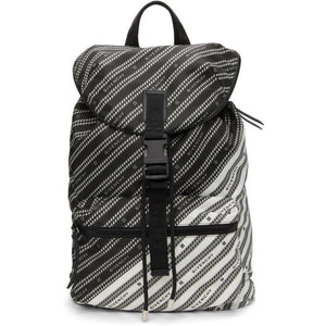 Givenchy Black and White Chain Backpack