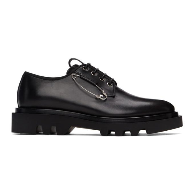 Givenchy Black Combat Safety Pin Derbys