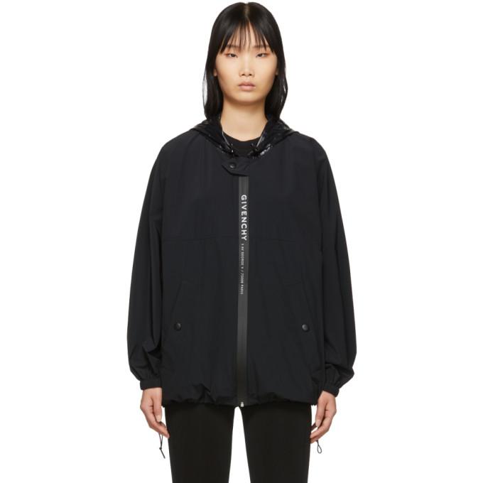 Givenchy Black Logo Windbreaker Jacket