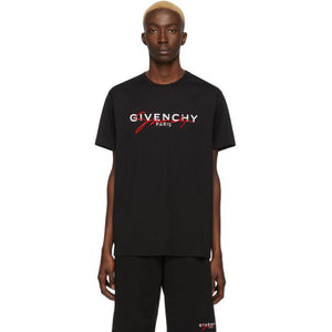 Givenchy Black Signature Print T-Shirt – BlackSkinny