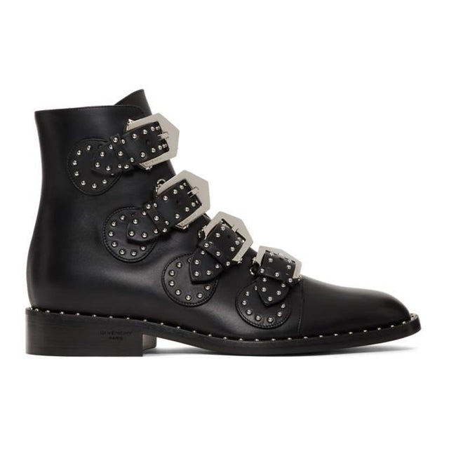 Givenchy Black Studded Elegant Boots